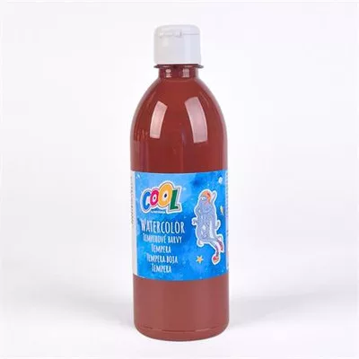 Tempera, COOL BY VICTORIA, 500 ml, barna 0,5 liter