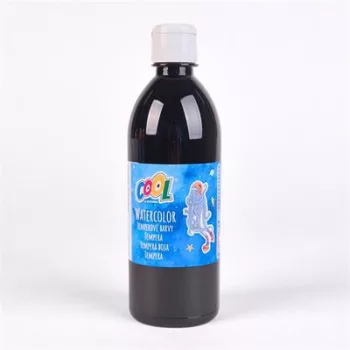 Tempera, COOL BY VICTORIA, 500 ml, fekete 0,5 liter