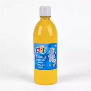 Tempera, COOL BY VICTORIA, 500 ml, sárga 0,5 liter