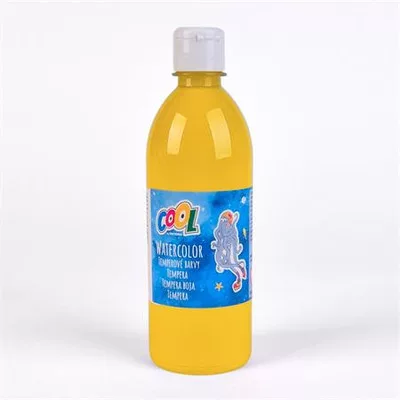 Tempera, COOL BY VICTORIA, 500 ml, sárga 0,5 liter