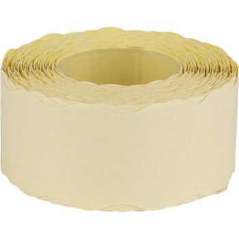 Árazószalag, 25x16 mm, citrom