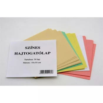 Hajtogatólap 10 x 10 cm