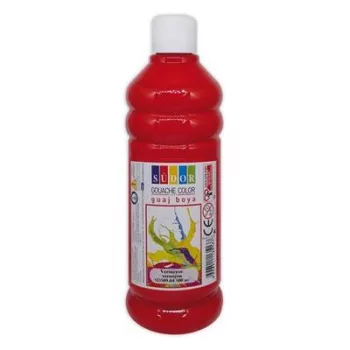 Tempera, 500 ml, Südor, piros 0,5 liter