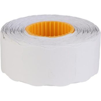   Árazószalag, 25x16 mm, "C", fehér (10 tekercs/csomag)