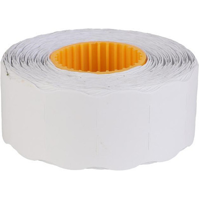 Árazószalag, 25x16 mm, "C", fehér (10 tekercs/csomag)