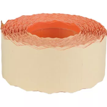  Árazószalag, 25x16 mm, gyengített ragasztóval, pasztell narancssárga 10 tek