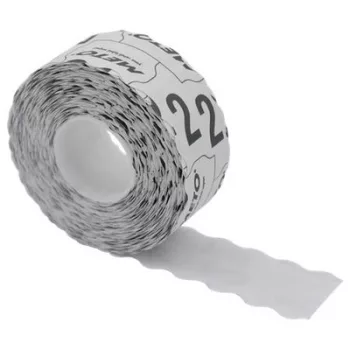 Árazógépszalag, 26x12 mm, METO, fehér