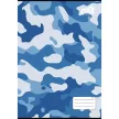 Füzet, tűzött, A4, kockás, 32 lap, COOL BY VICTORIA "Camouflage", "87-32" 1 db