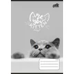 Füzet, tűzött, A5, vonalas, 32 lap, 4-8. osztály, COOL BY VICTORIA "Cats Forever", "21-32" 1 db