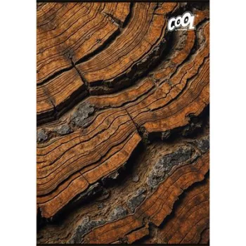   Füzet, tűzött, A4, kockás, 80 lap, COOL BY VICTORIA "Wood & Rock" 1 db