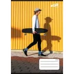 Füzet, tűzött, A5, vonalas, 32 lap, 4-8. osztály, COOL BY VICTORIA, "Skateboard", "21-32" 1 db