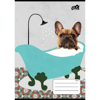   Füzet, tűzött, A5, vonalas, 32 lap, 2. osztály, COOL BY VICTORIA "Bath", "16-32" 1 db