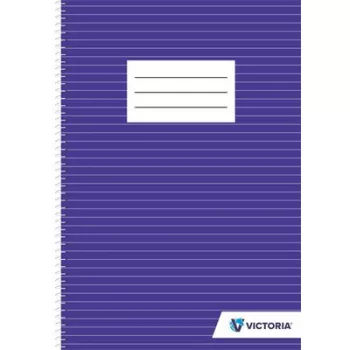 Spirálfüzet, A4, vonalas, 70 lap, VICTORIA PAPER 1 db