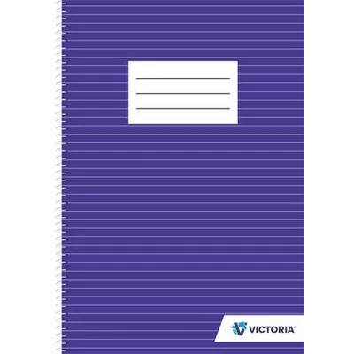 Spirálfüzet, A4, vonalas, 70 lap, VICTORIA PAPER 1 db
