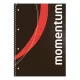 Spirálfüzet, A4, kockás, 90 lap, perforált, lyukasztott, VICTORIA PAPER, "Momentum" 1 db