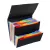 Harmonikamappa, PP, 12+6 rekeszes, VIQUEL "Rainbow Class", fekete 1 db