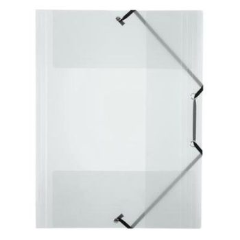   Gumis mappa, 15 mm, PP, A4, VIQUEL "Propyglass", áttetsző