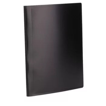   Bemutatómappa, 10 zsebes, A4, VIQUEL "Essentiel", fekete