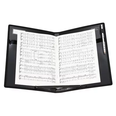 Kottatartó, 4 zsebes, PP, VIQUEL "Vocalyz Concerto", fekete 1 db