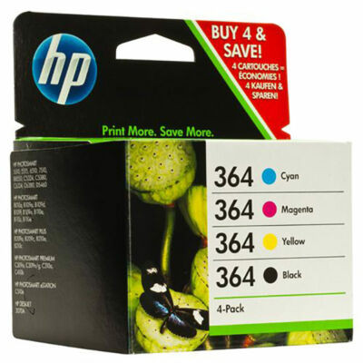 HP Nr.364 (SD534E/J3M82AE/N9J73AE)  eredeti (fekete-cián-magenta-sárga) tintapatron multipakk, ~1150 oldal