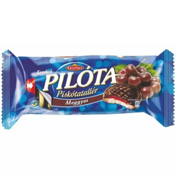  Piskótatallér, 147 g, GYŐRI "Pilóta", meggy 0,147 kg