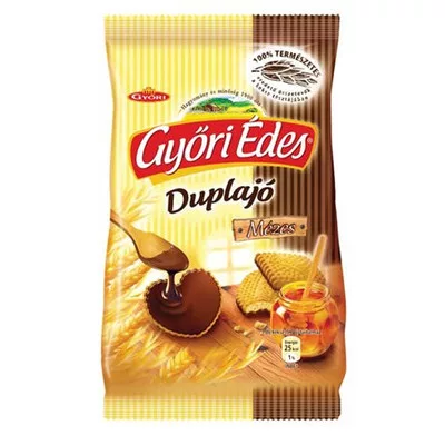 Keksz, 150 g, duplajó, GYŐRI "Győri édes", mézes 0,15 kg