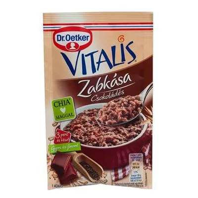 Zabkása, 60 g, DR. OETKER, "Vitalis", csokoládés 1 db