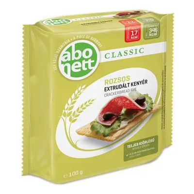 Extrudált kenyér, ABONETT, 100 g, rozsos 0,1 kg