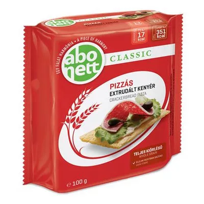 Extrudált kenyér, ABONETT, 100 g, pizzás 0,1 kg