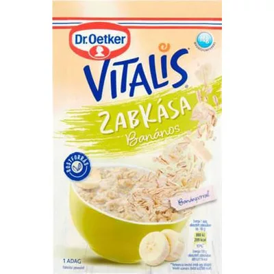 Zabkása, 55 g, DR. OETKER, "Vitalis", banános 1 db