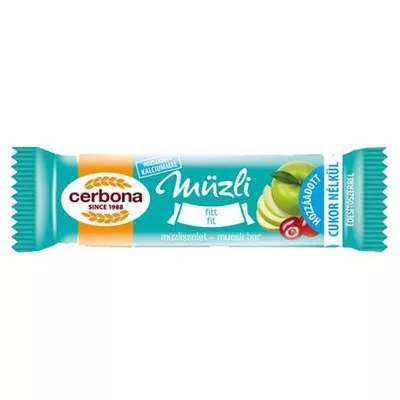 Müzliszelet, 20 g, CERBONA, fitt 0,02 kg