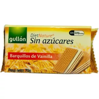 Nápolyi, cukormentes, 60 g, GULLÓN, vaníliás 0,06 kg