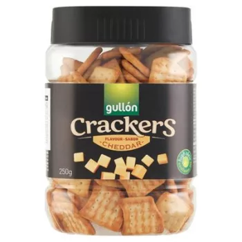   Kréker, 250 g, GULLÓN "Cracker", cheddar sajtos 0,25 kg