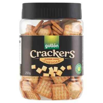 Kréker, 250 g, GULLÓN "Cracker", cheddar sajtos 0,25 kg