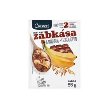 Zabkása, 55 g, CORNEXI, banán-csoki 5,5E-2 kg