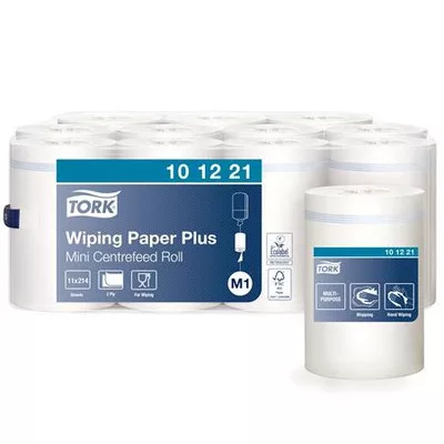 Törlőpapír, belsőmag-adagolás, M1 rendszer, 2 rétegű, Advanced, TORK "Plusz", fehér 11 tek