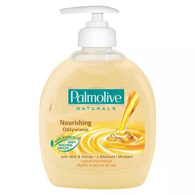 Folyékony szappan, 0,3 l, PALMOLIVE Nourishing "Milk and Honey" 0,3 liter
