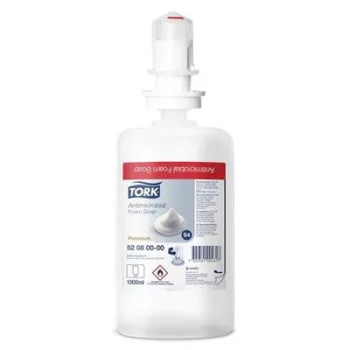   Habszappan, fertőtlenítő, 1 l, S4 rendszer, TORK, átlátszó 1 liter