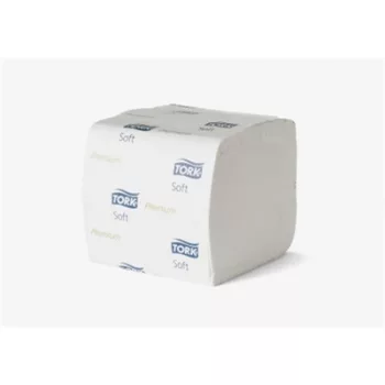   Toalettpapír, hajtogatott, T3 rendszer, 2 rétegű, Premium, TORK "Folded", fehér 30 csom