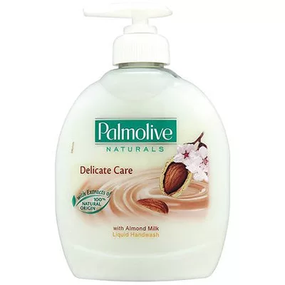 Folyékony szappan, 0,3 l, PALMOLIVE Delicate Care "Almond milk" 0,3 liter