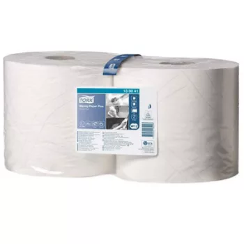   Törlőpapír, tekercses, 26 cm átmérő, W2 rendszer, 2 rétegű, TORK "Plusz", fehér 2 tek