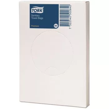Intimtasak, B5 rendszer, Premium, TORK, fehér 25 db