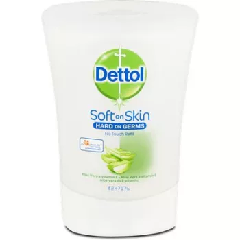   Folyékony szappan utántöltő, 250 ml, DETTOL, Aloe Vera és E-vitamin 0,25 liter