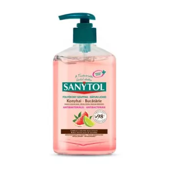   Antibakteriális folyékony szappan, 250 ml, SANYTOL "Konyhai" 0,25 liter