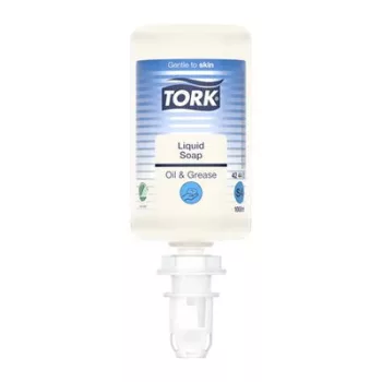   Folyékony szappan, 1 l, S4 rendszer, TORK "Olaj és zsíroldó", átlátszó 1 liter