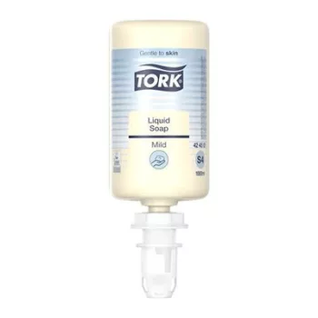   Folyékony szappan, 1 l, S4 rendszer, TORK "Enyhén illatosított", világossárga 1 liter