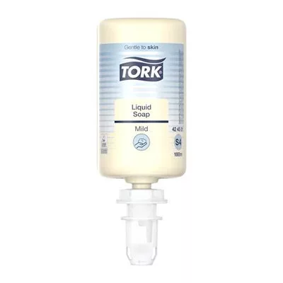 Folyékony szappan, 1 l, S4 rendszer, TORK "Enyhén illatosított", világossárga 1 liter