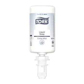   Folyékony szappan, 1 l, S4 rendszer, TORK "Érzékeny bőrre", fehér 1 liter