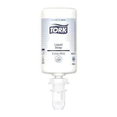 Folyékony szappan, 1 l, S4 rendszer, TORK "Érzékeny bőrre", fehér 1 liter