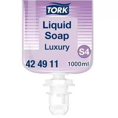 Folyékony szappan, 1 l, S4 rendszer, TORK "Luxury", lila 1 liter